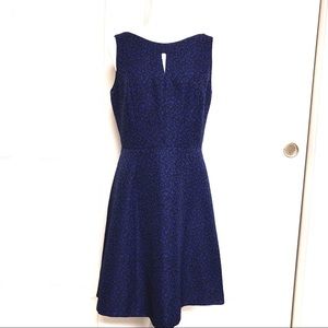 Tahari Blue Sleeveless Dress Sz8